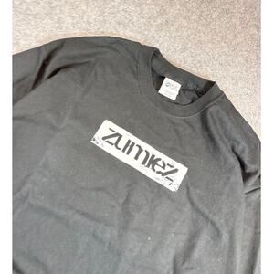 Zumiez Shirt Mens Black Logo Graphic Tee Minimalist Streetwear Skateboarding XL